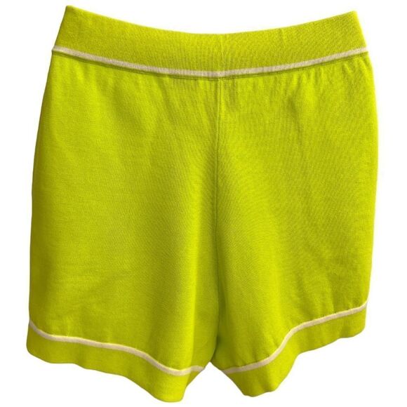PINKO  Shorts Teverga - 1G176E Y7ZB Teverga - Yellow Green Size S - Picture 6 of 8